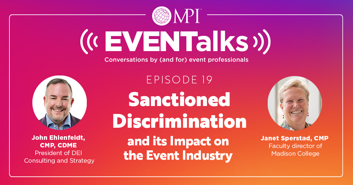 Sanctioned discrimination & its impact on the event industry