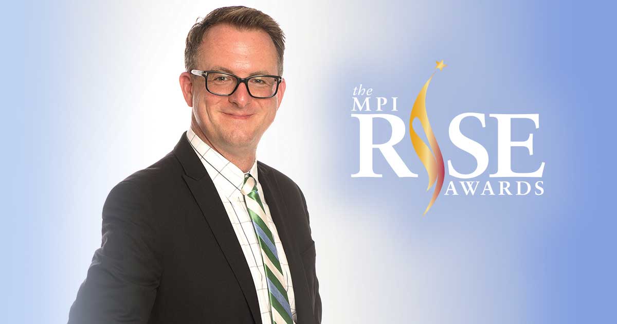 Bryan Quinan: Member of the Year, MPI RISE Awards