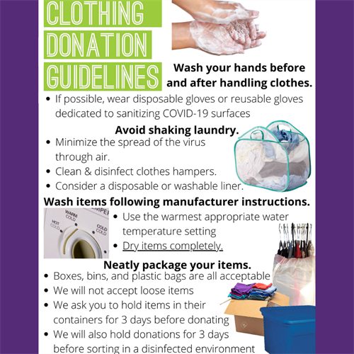 Career Wardrobe Donation Guidelines Flyer Career Wardrobe Donation Guidelines Flyer
