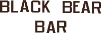 Black Bear Bar Logotype