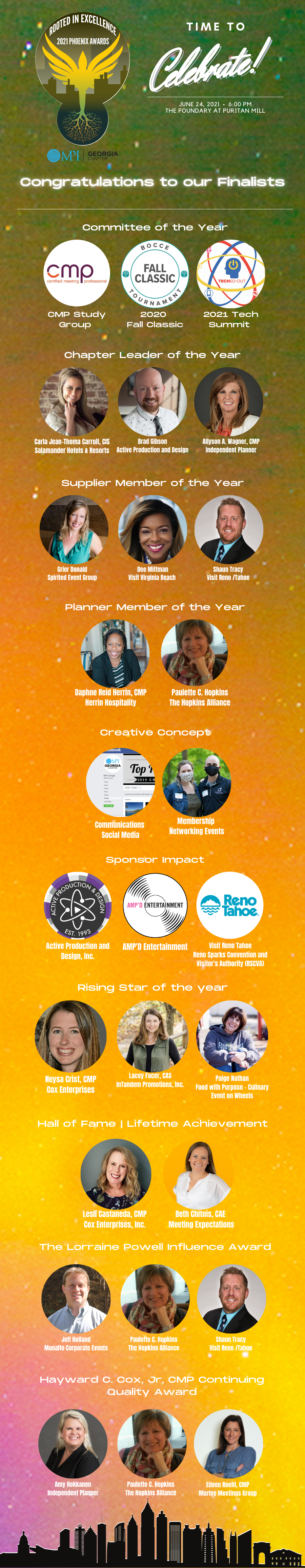 Copy of  Phoenix Awards Nominees - June ReConnect