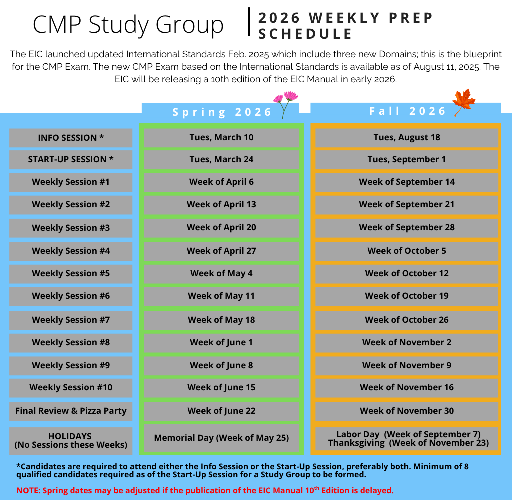 2026 CMP Prep Schedule-FINAL V2