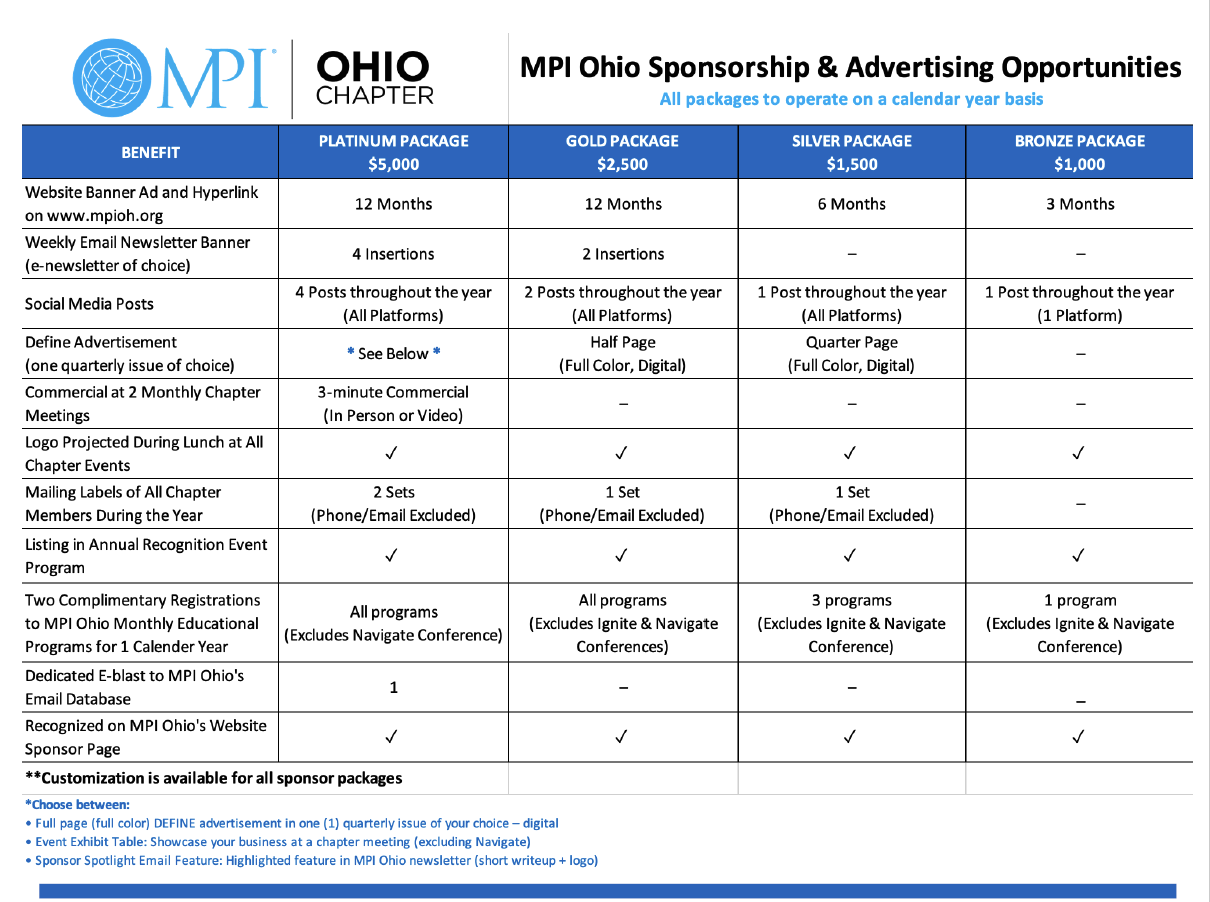Sponsorship One Pager