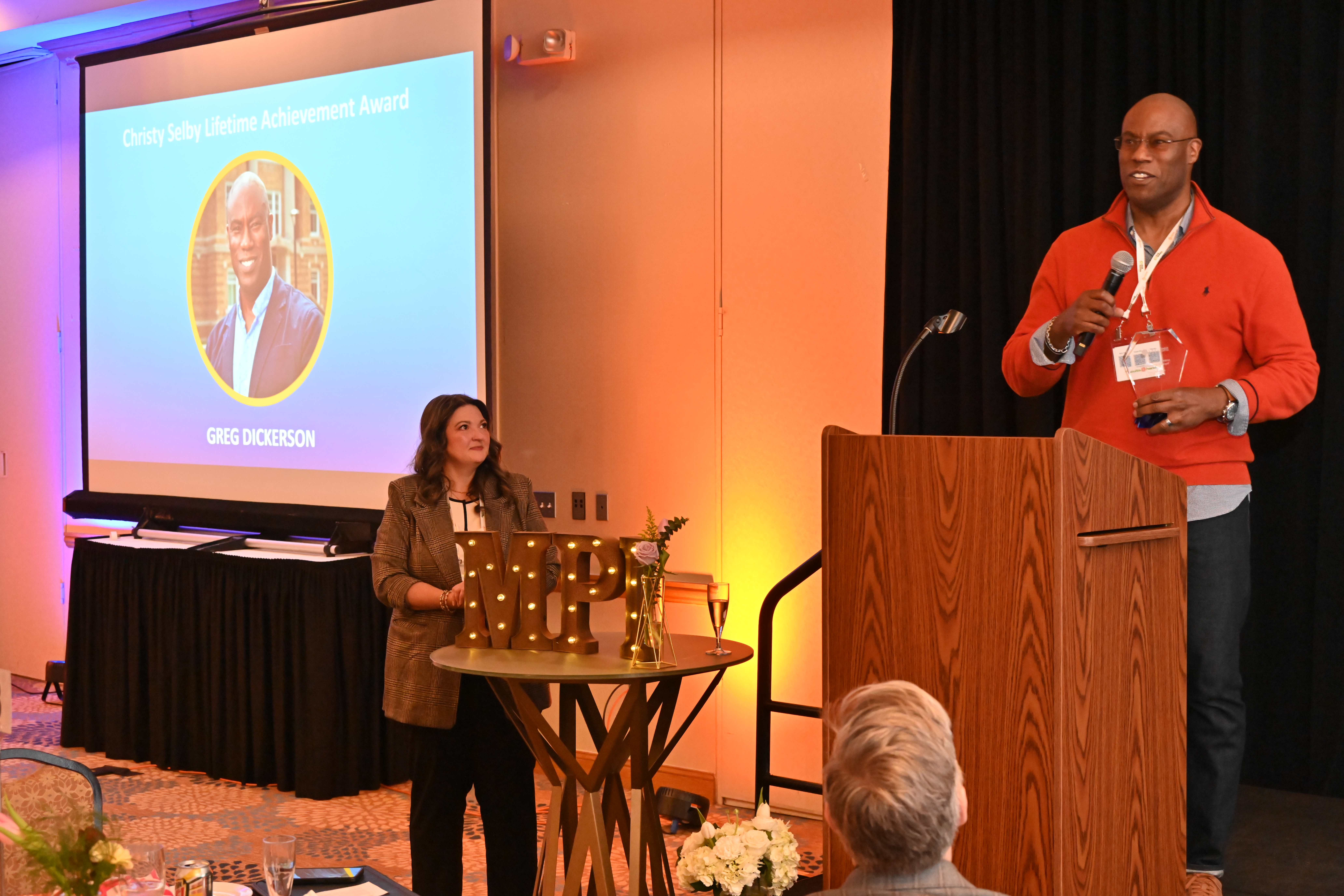Greg Dickerson - Christy Selby Lifetime Achievement Award Recipient