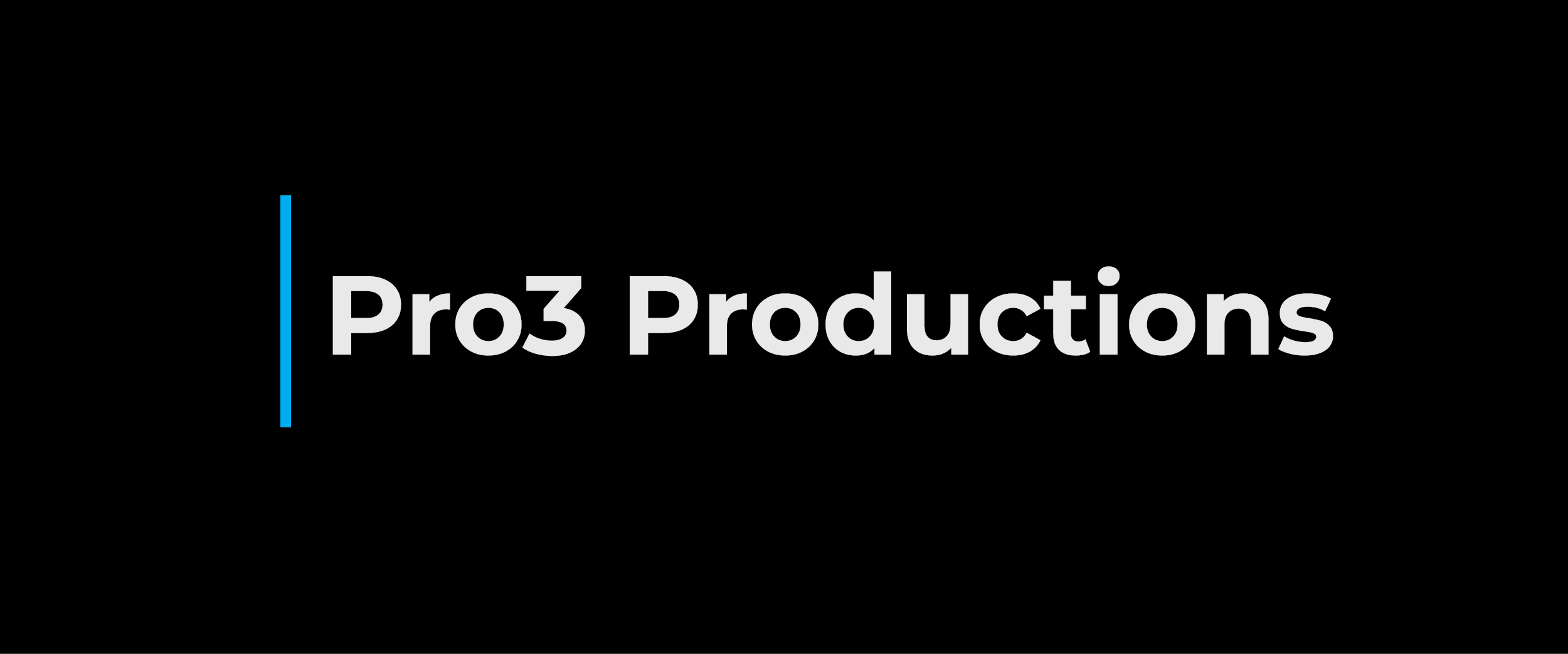 Pro3 Productions Logos