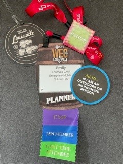 Event Nametag with Ribbons