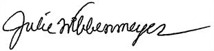 Julie Wibbenmeyer Signature