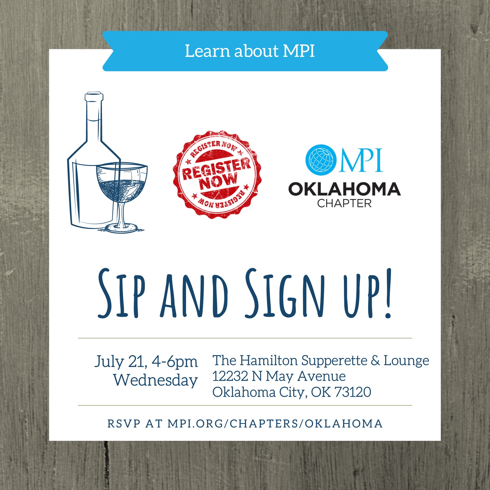 Sip & Sign Event