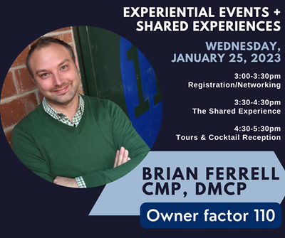 Experiential Events + Shared Experiences Experiential Events + Shared Experiences