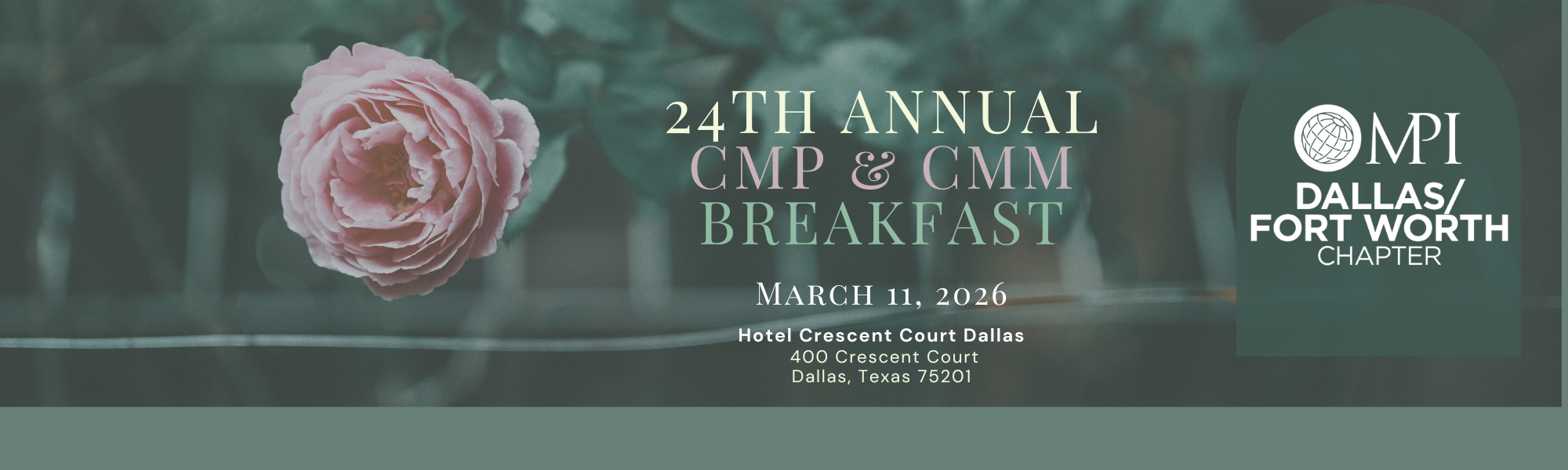 CMM CMP Breakfast Banner