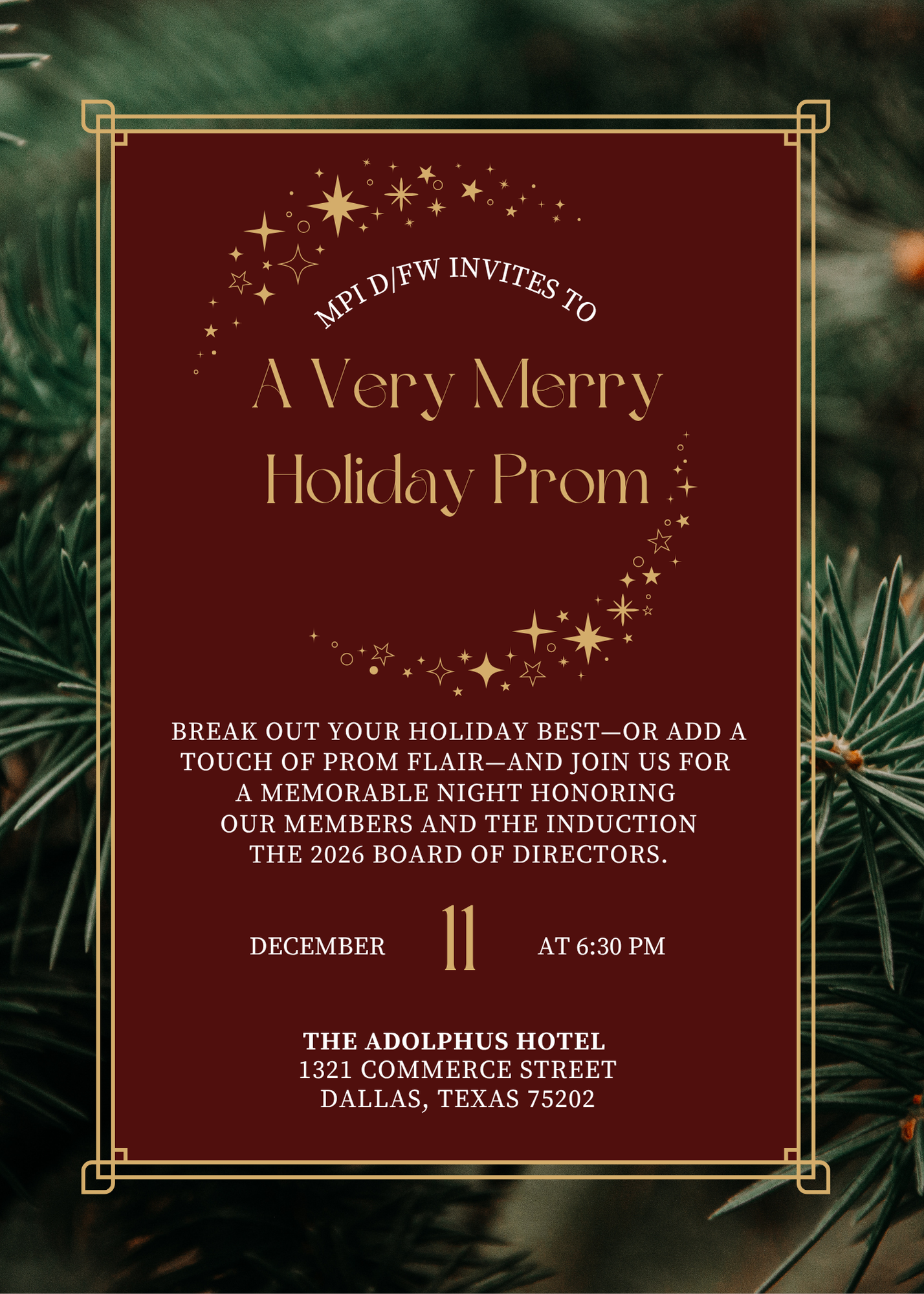 2025 Holiday Party Invitation