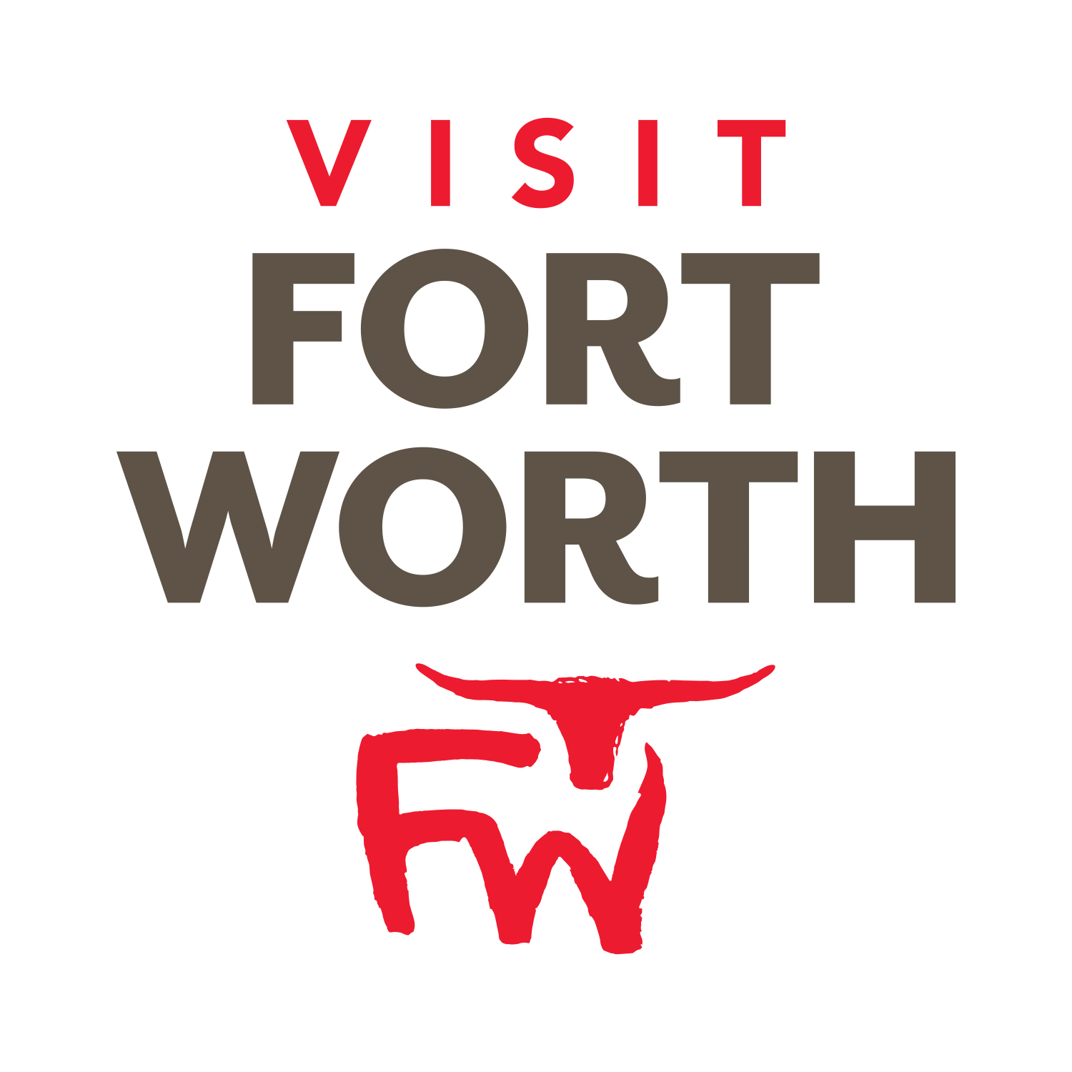 Visit Fort Worth logo 2018 stacked