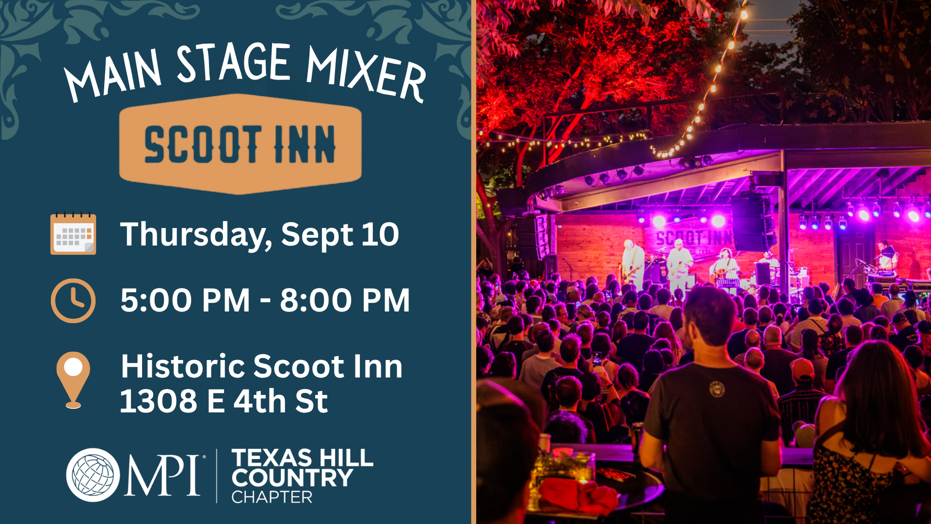 Main Stage Mixer at Scoot Inn