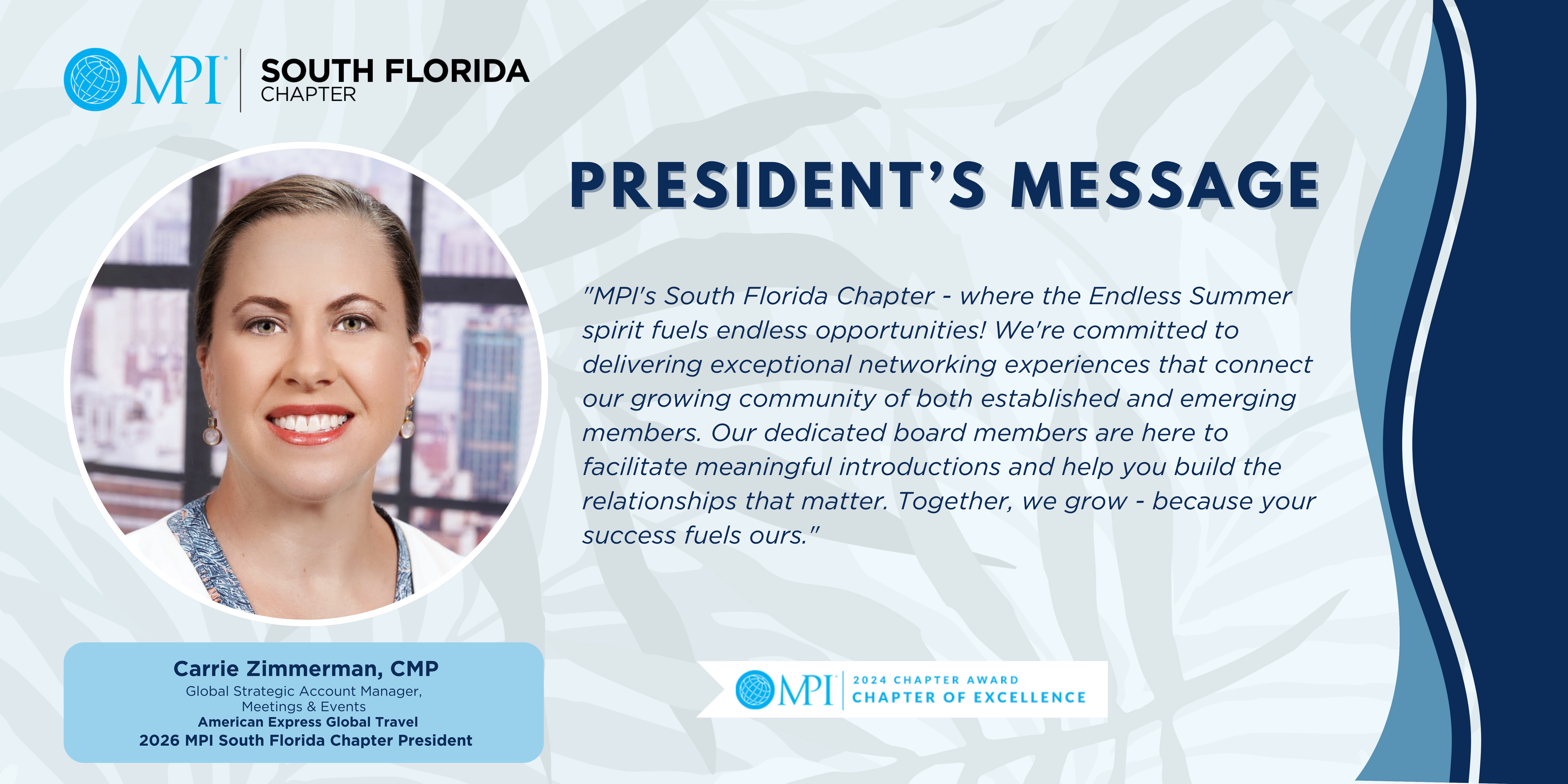 MPISFL 2026 Message from the President