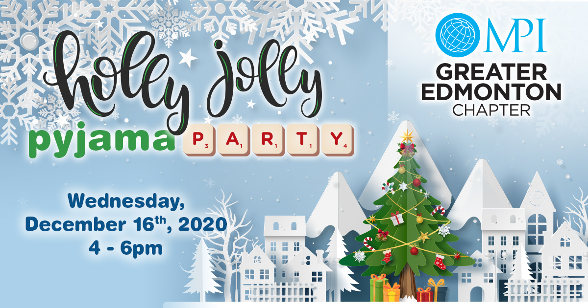Holly Jolly PJ Party Invite Image