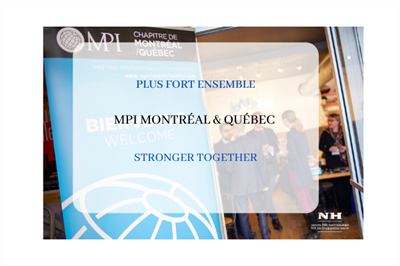 PLUS FORT ENSEMBLE MPI MONTRÉAL & QUÉBEC PLUS FORT ENSEMBLE MPI MONTRÉAL & QUÉBEC