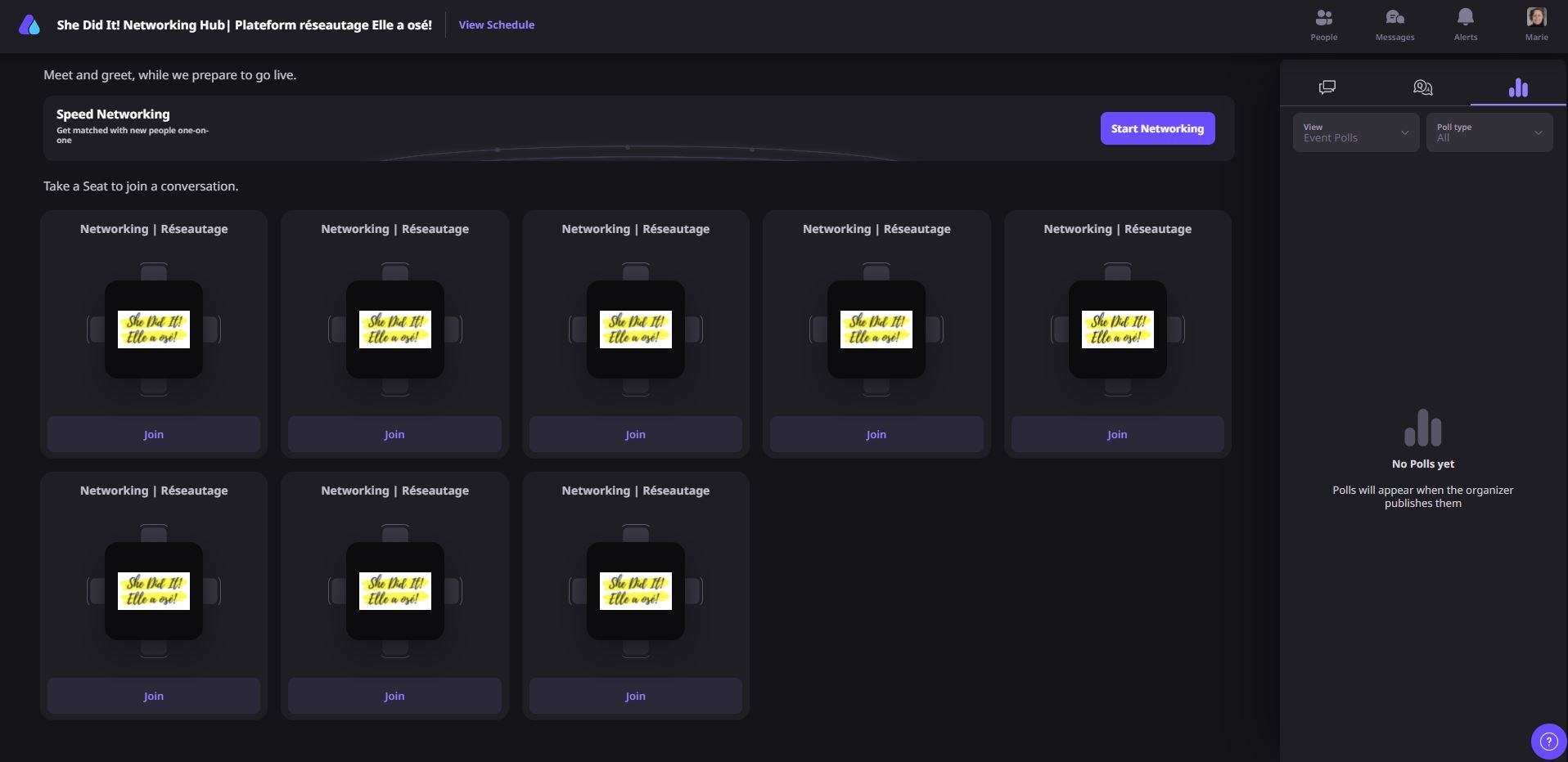 Airmeet - speed networking