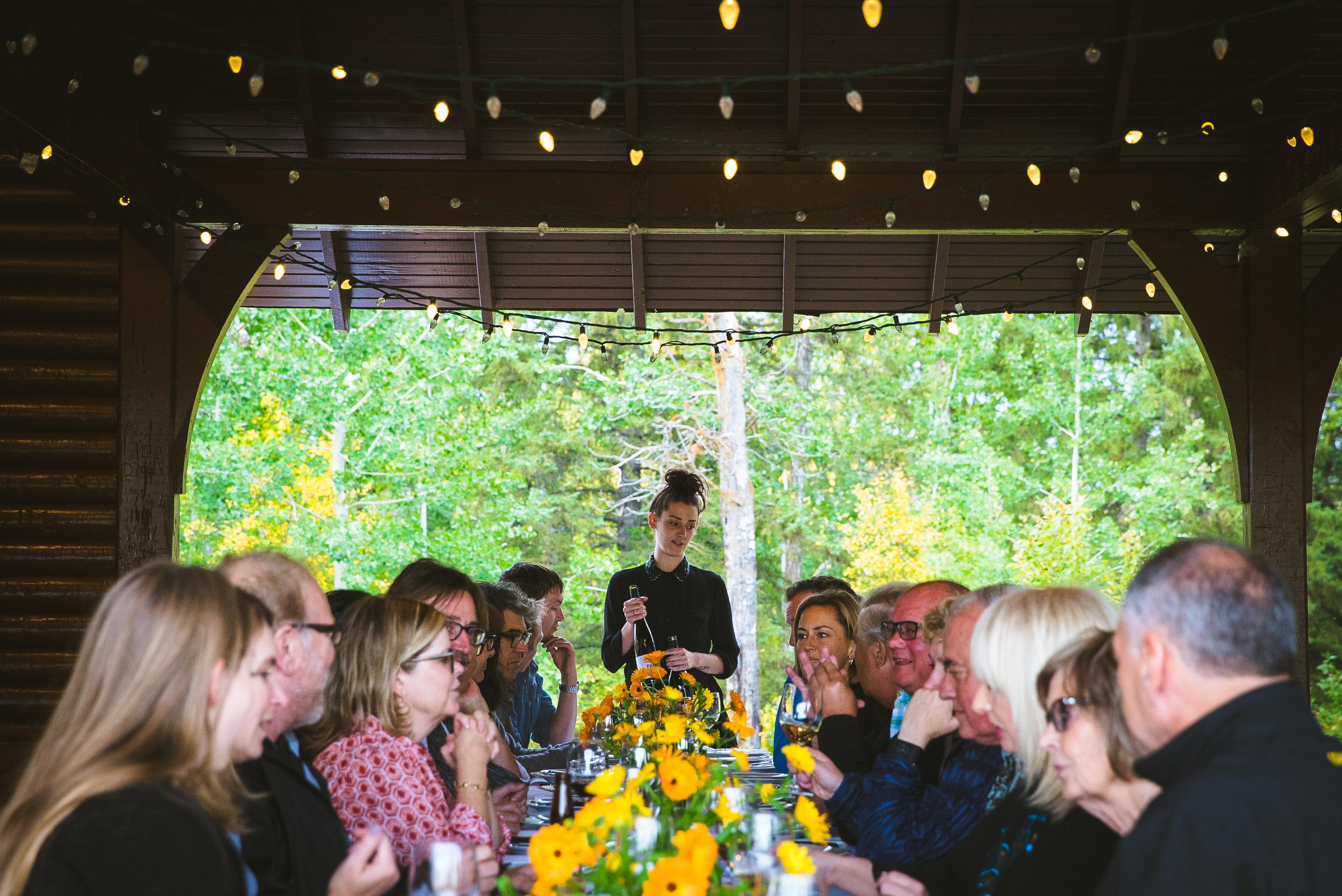 Elk Island Long table dinner