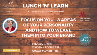 PCMA Lunch and Learn Feb 9 PCMA Lunch and Learn Feb 9