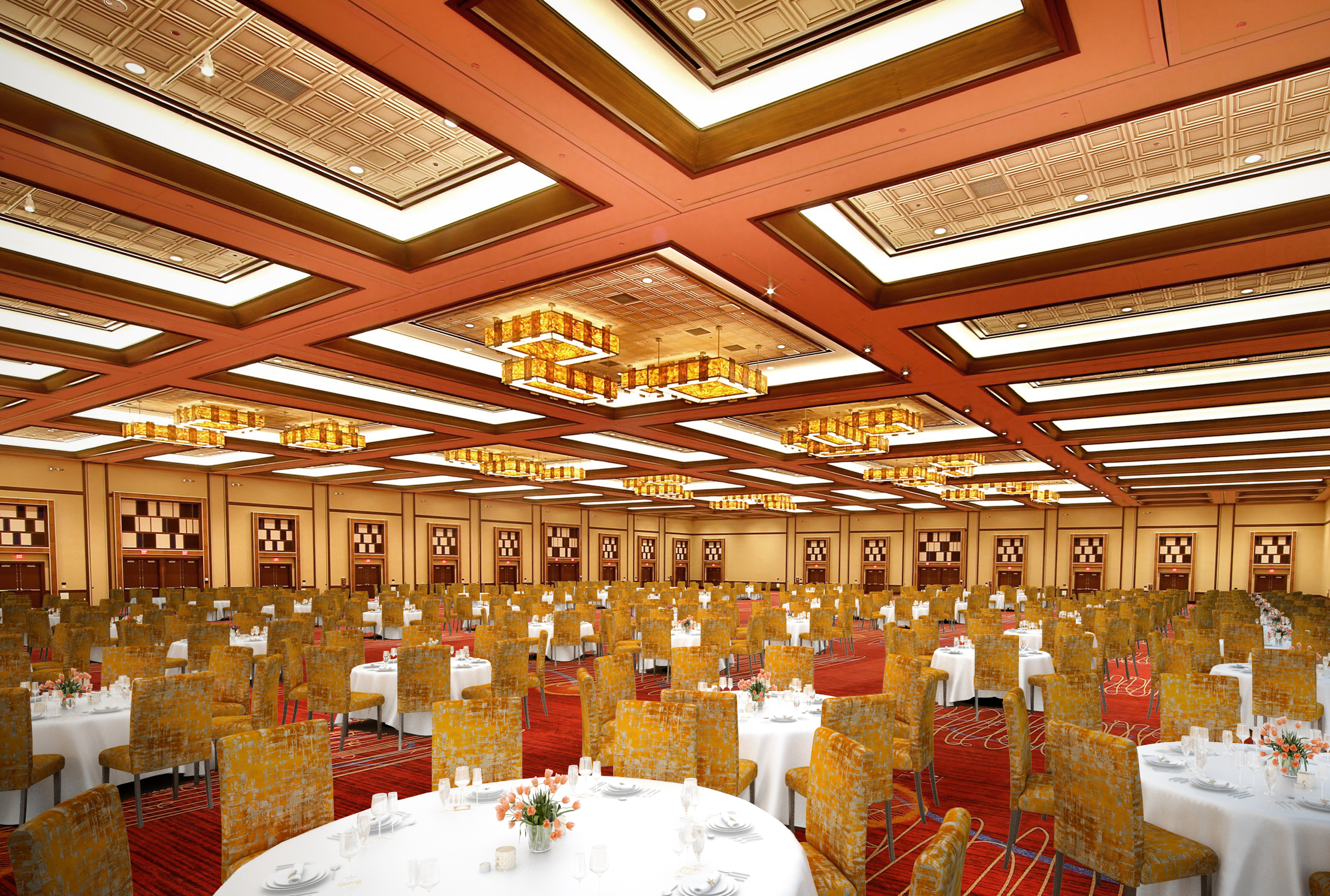 Caesars - Wildwood Ballroom Banquet Set Up - Waterfront Conference Center