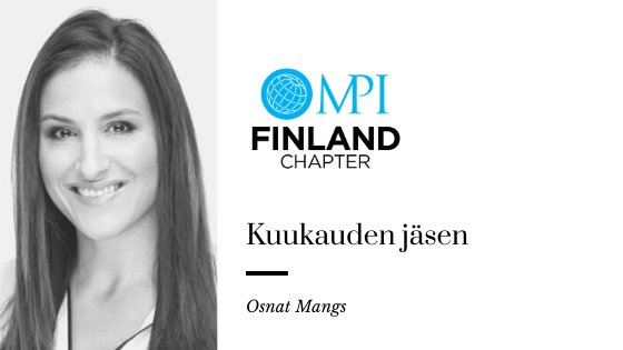 Kuukauden jäsen Osnat Mangs