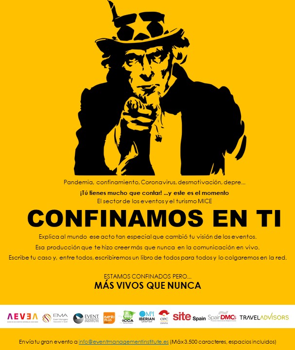 Cartel Confinamos en ti