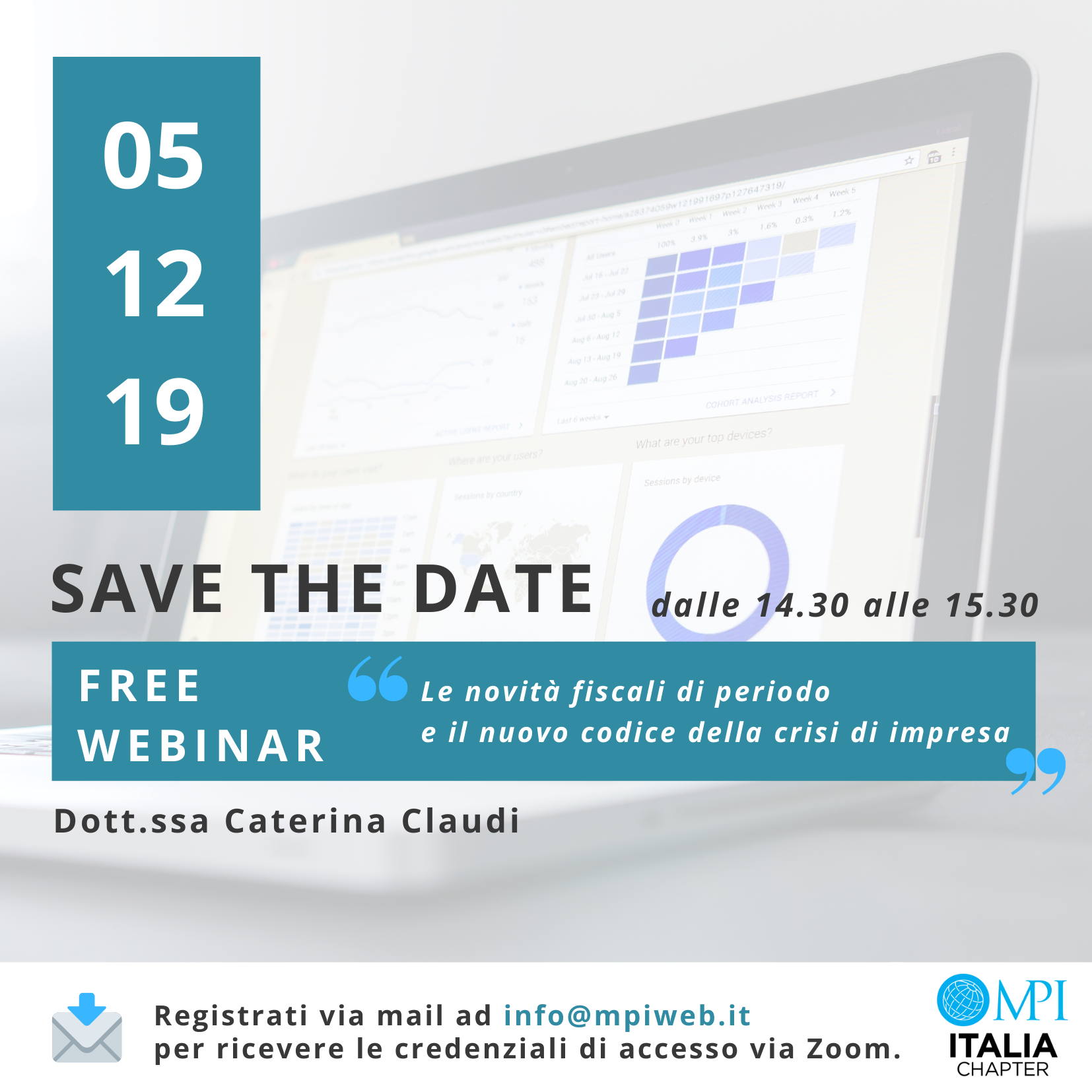 Save The Date 5 Dicembre 