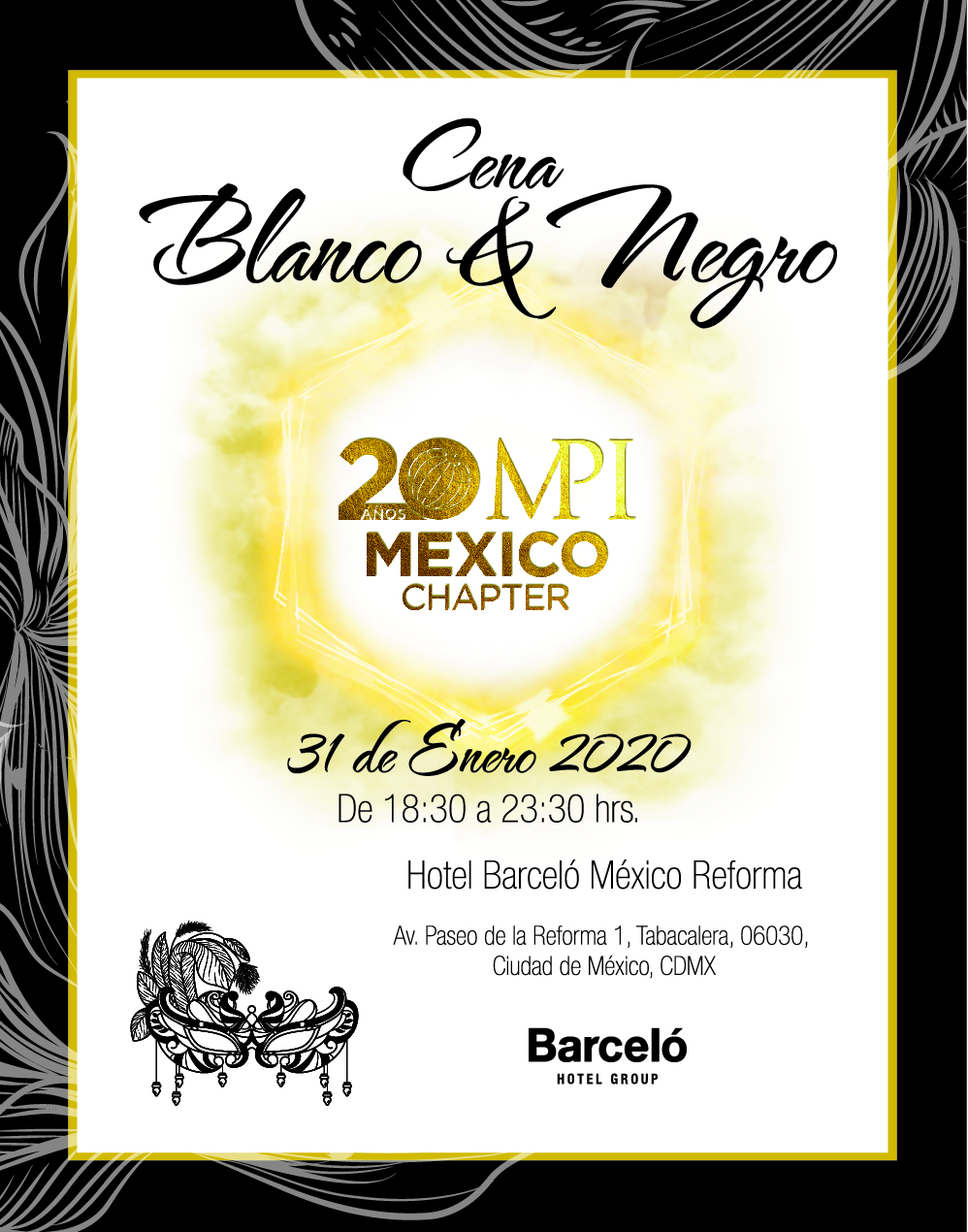 Cena Blanco & Negro