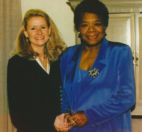 Kitty Ratcliffe and Maya Angelou